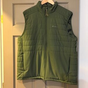 Eddie Bauer Ivy Green Insulated Vest NWT XL